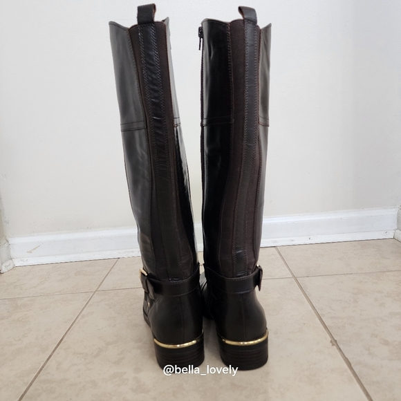 Bandolino Dark Brown Heeled Boots - Picture 5 of 8